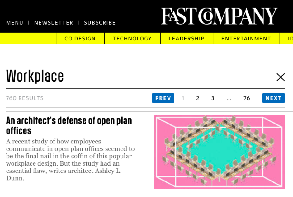 Best Workplace Blogs to Follow - Fast Company Open Offices