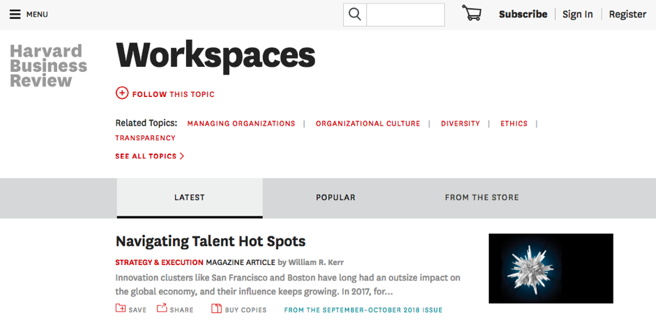 Best Workplace Blogs to Follow - HBR Workplaces