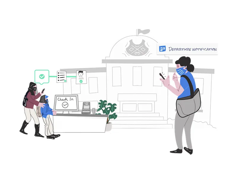 Visitor management software for schools