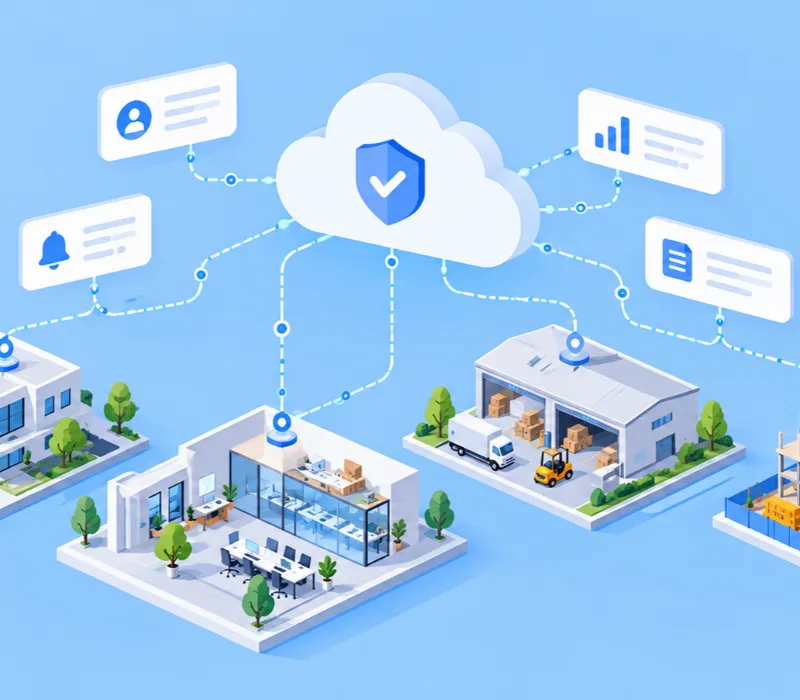 connecting cloud-fare with visitor management system