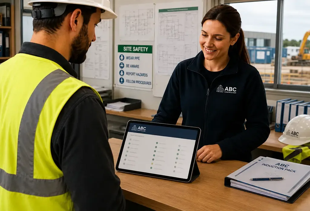 Construction Visitor Management System - Inductions