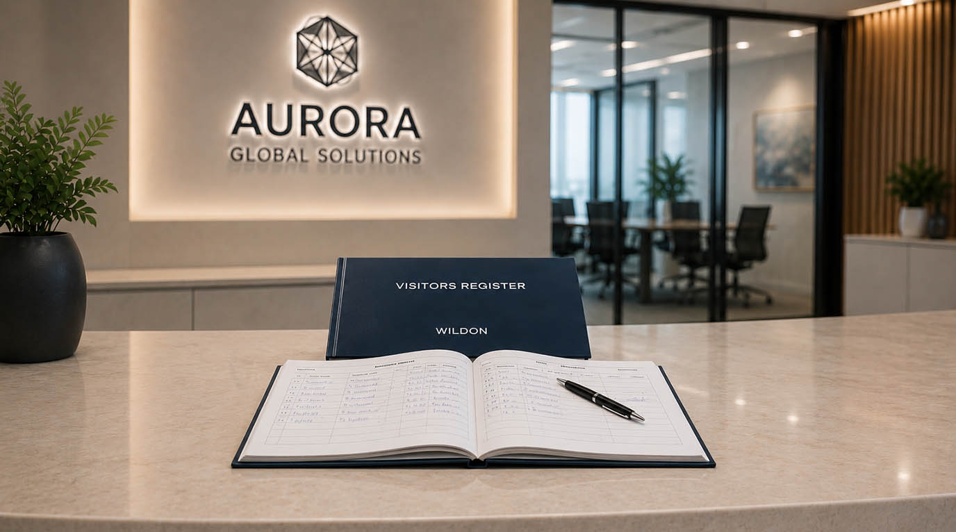 Paper Sign-in book