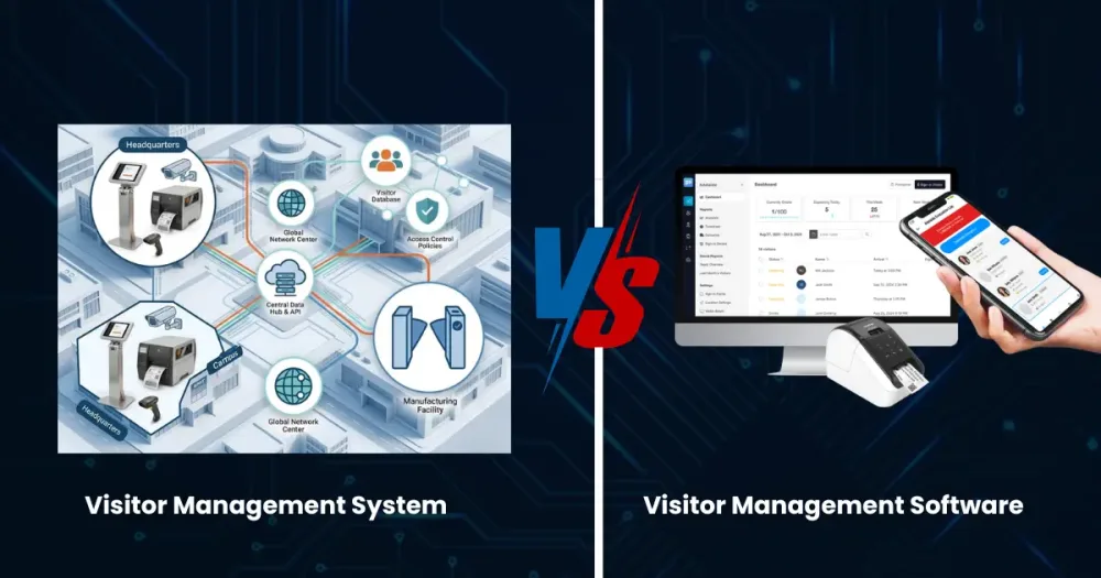 Visitor Management System versus Visitor Management Software