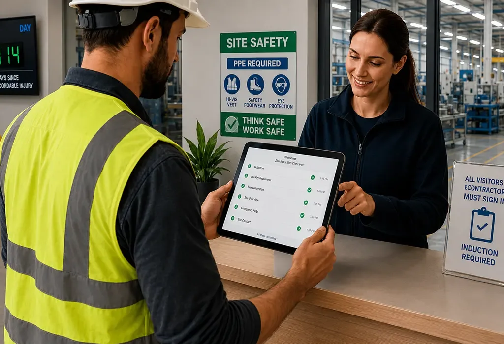 Teamgo Visitor Management Software Manufacturing Facility