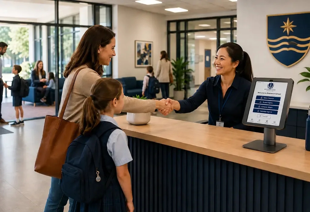 Teamgo Visitor Management for school receptions